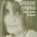 Sandie Shaw Think It All Over Dutch 7" vinyl single (7 inch record / 45)