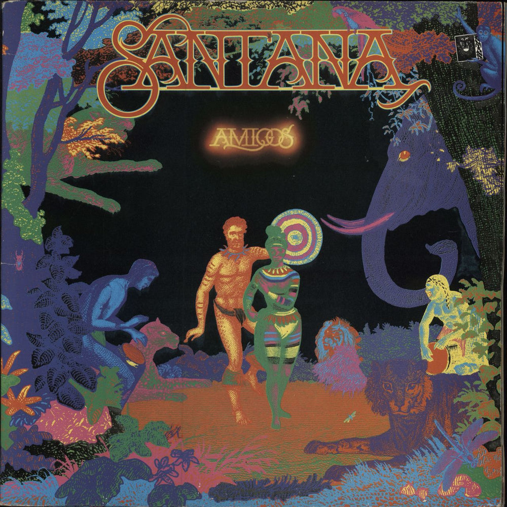 Santana Amigos - EX UK vinyl LP album (LP record) 86005