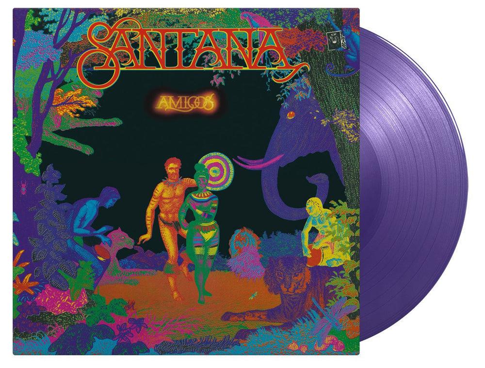 Santana Amigos - Purple Coloured Vinyl 180 Gram UK vinyl LP album (LP record) MOVLP2576