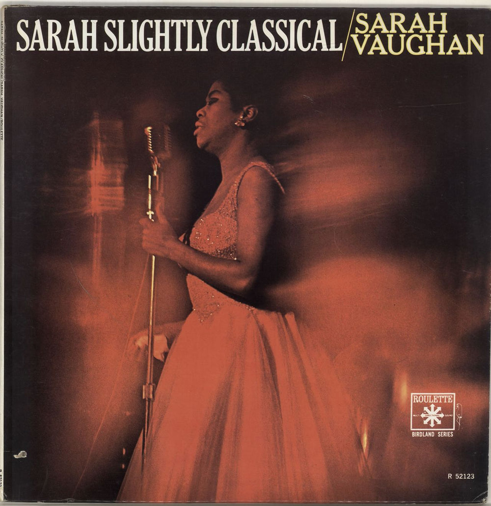 Sarah Vaughan Sarah Slightly Classical US vinyl LP album (LP record) R-52123