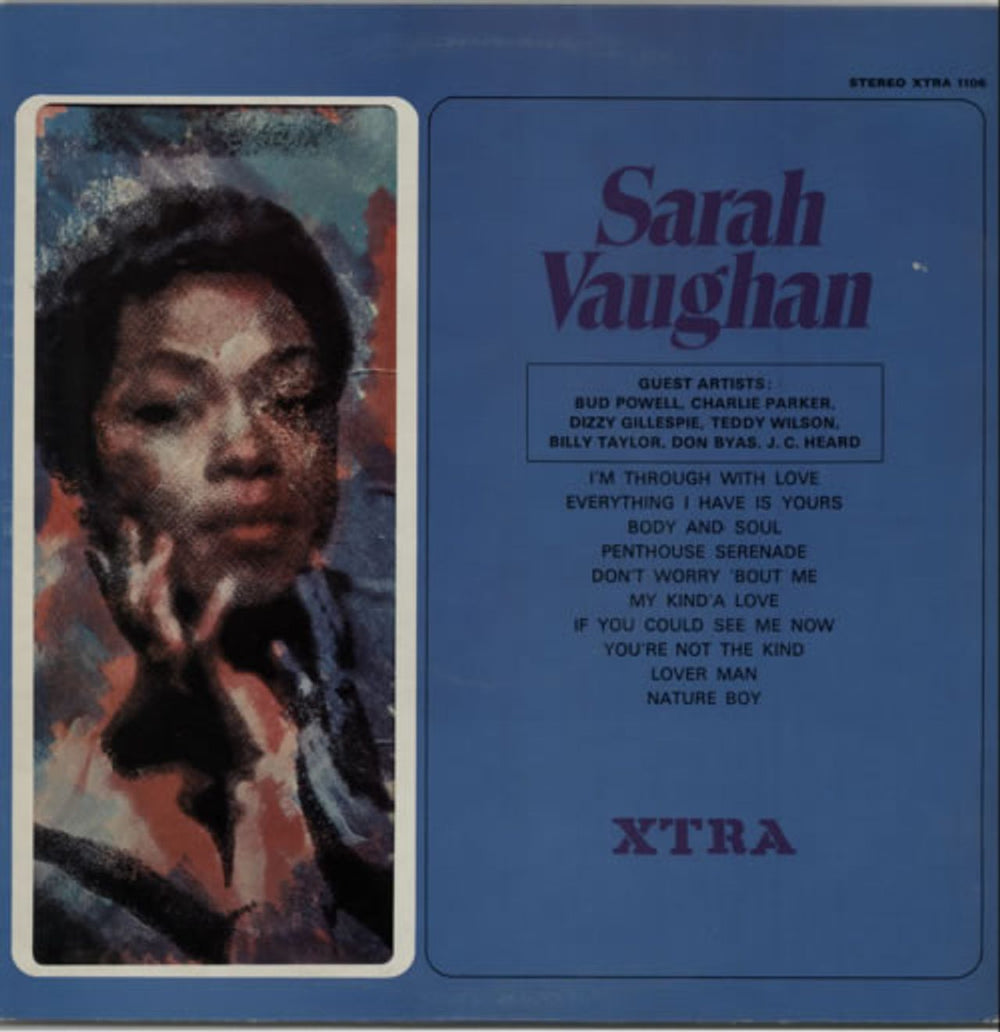 Sarah Vaughan Sarah Vaughan UK vinyl LP album (LP record) XTRA1106