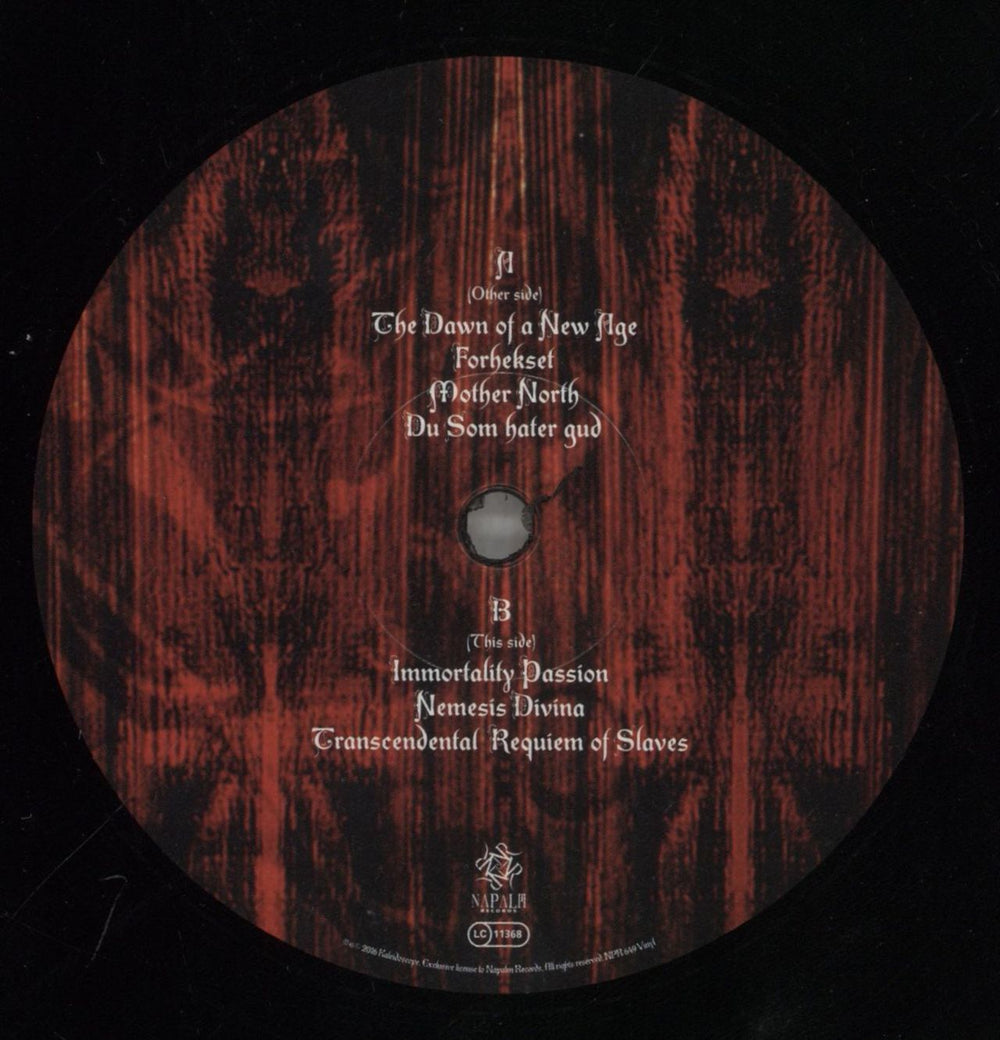 Satyricon Nemesis Divina Austrian vinyl LP album (LP record) S6QLPNE863275