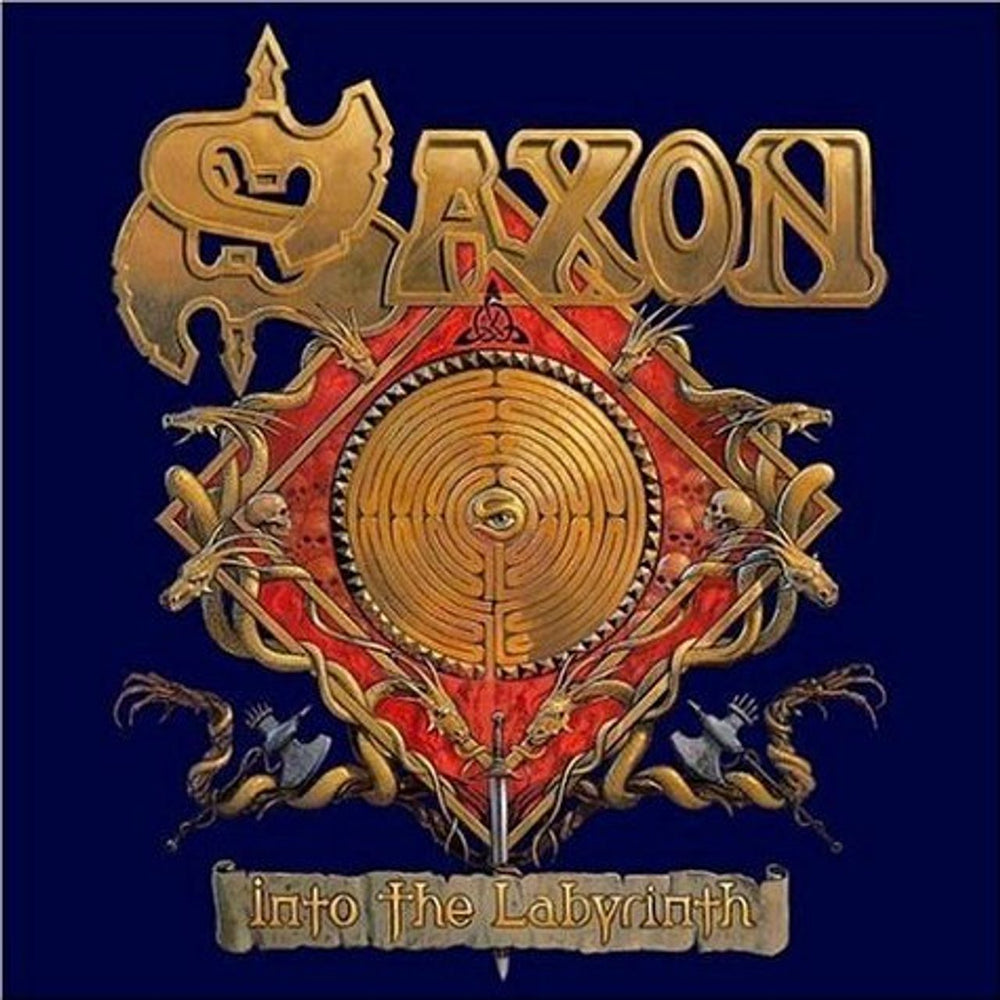 Saxon Into The Labyrinth - Special Edition UK 2-disc CD/DVD set SPV91710