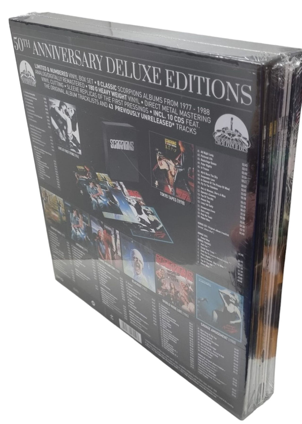 Scorpions 50th Anniversary Deluxe Editions - Sealed UK Vinyl Box Set SCOVXTH832685