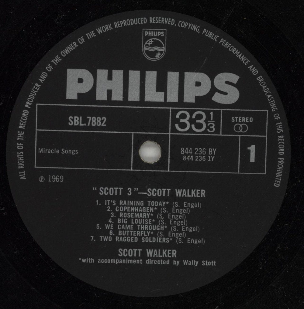 Scott Walker Scott 3 - EX UK vinyl LP album (LP record) SWLLPSC491863