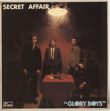 Secret Affair Glory Boys + lyric insert UK vinyl LP album (LP record) I-SPY1