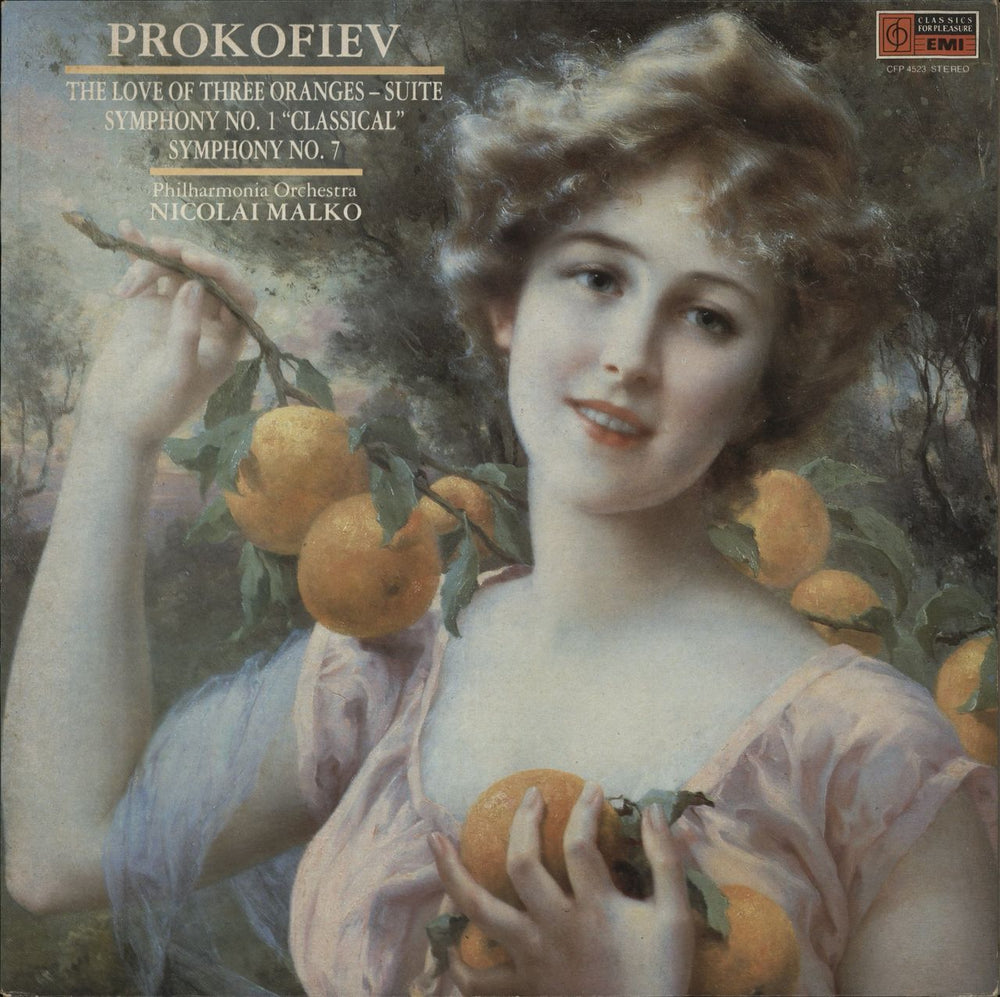 Sergei Prokofiev The Love Of Three Oranges (Suite) / Symphony No. 1 “Classical” / Symphony No. 7 UK vinyl LP album (LP record) CFP4523