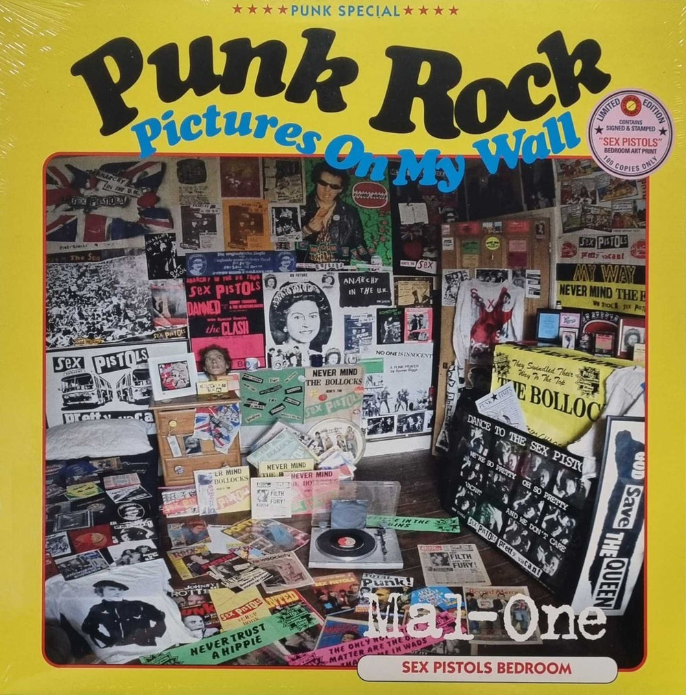 Sex Pistols Punk Rock Pictures On My Wall + Art Print - RSD 2023 UK 12" vinyl single (12 inch record / Maxi-single) MAL-ONE12-002