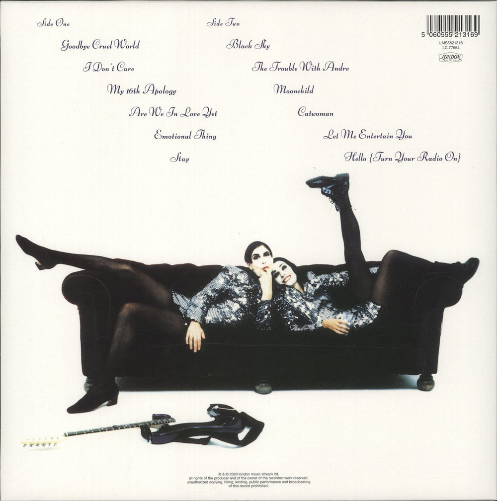 Shakespear's Sister Hormonally Yours - Transparent Blue Vinyl UK vinyl LP album (LP record) 5060555213169