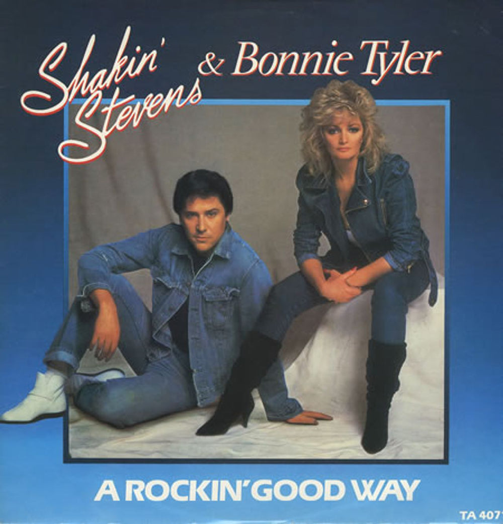 Shakin' Stevens A Rockin Good Way UK 12" vinyl single (12 inch record / Maxi-single) TA4071