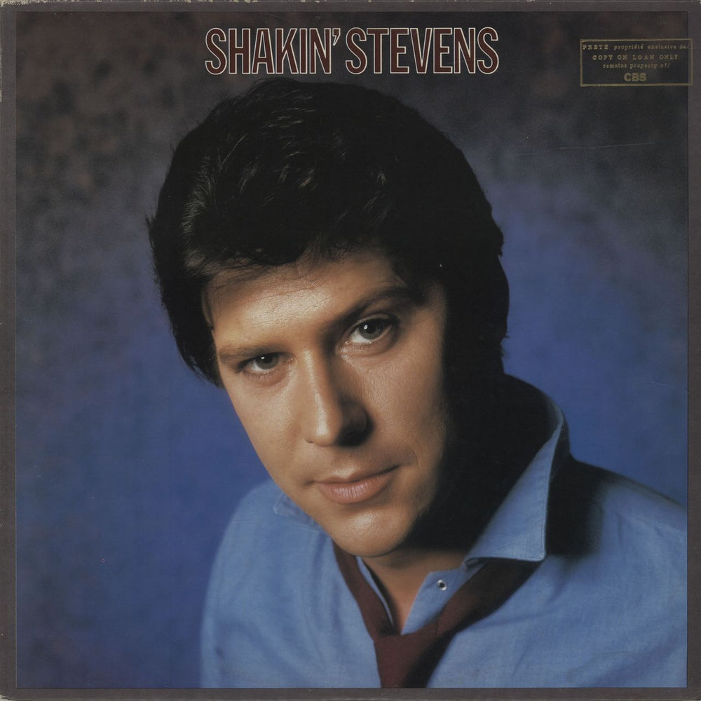 Shakin' Stevens Shakin' Stevens - Gold promo stamped Canadian vinyl LP album (LP record) PEC90680