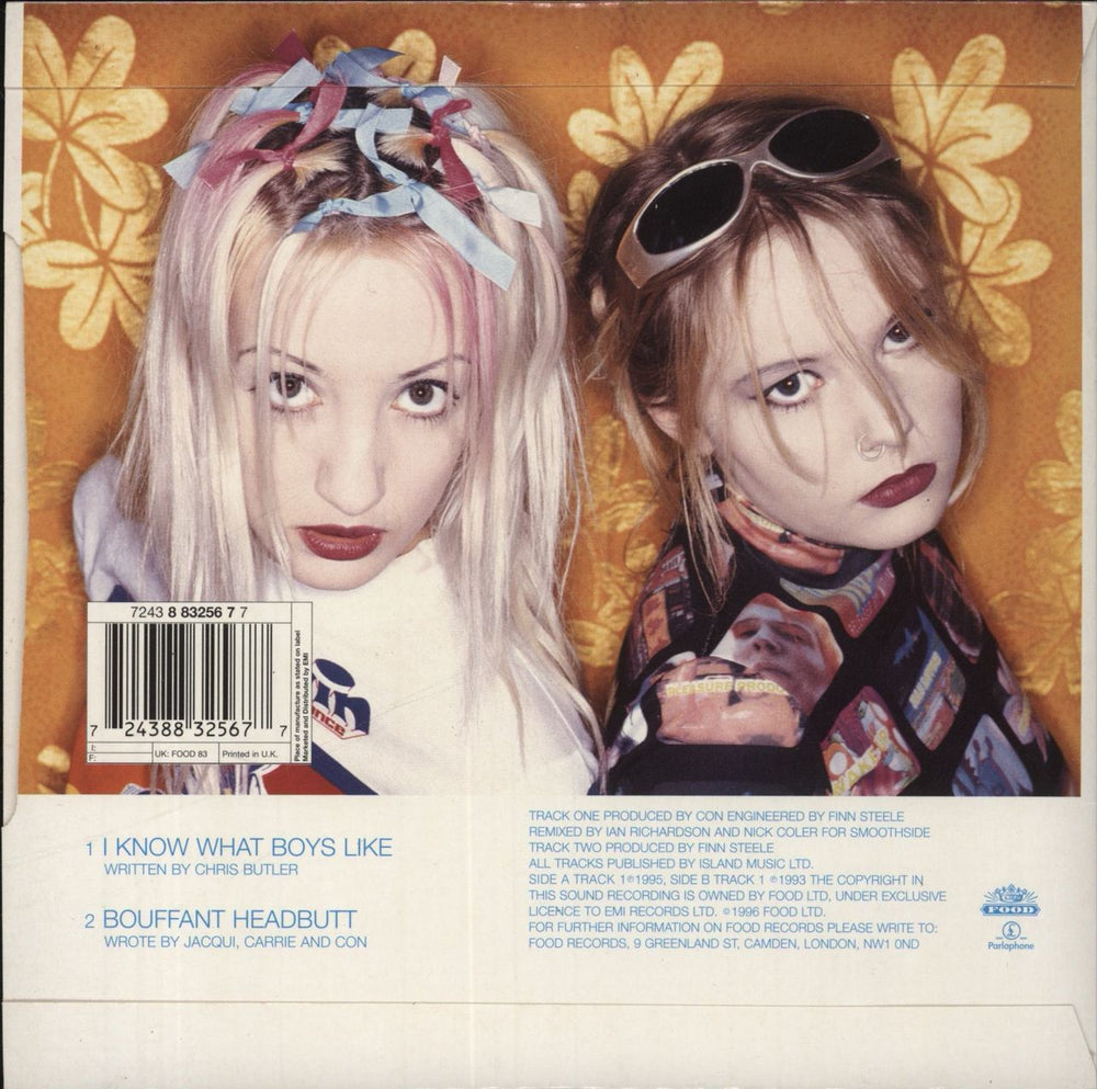 Shampoo I Know What Boys Like - Red Vinyl UK 7" vinyl single (7 inch record / 45) 724388325677