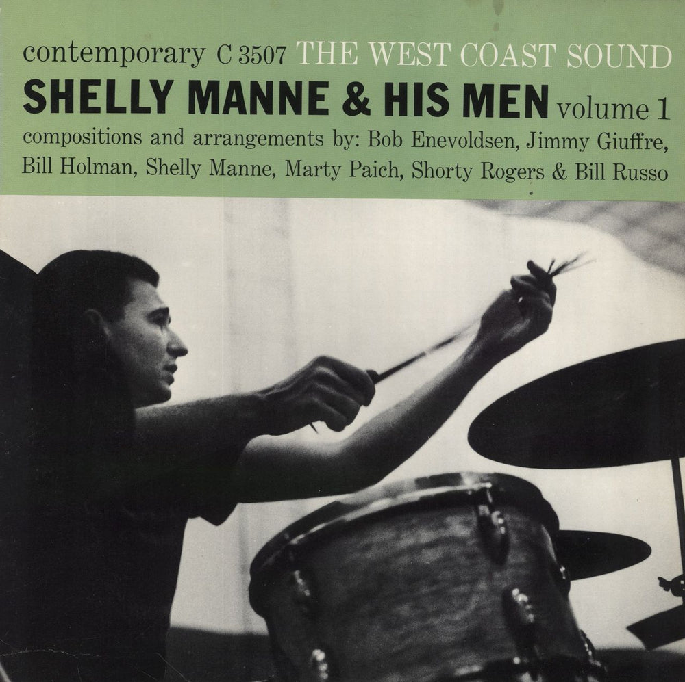 Shelly Manne Vol. 1: The West Coast Sound German vinyl LP album (LP record) OJC-152