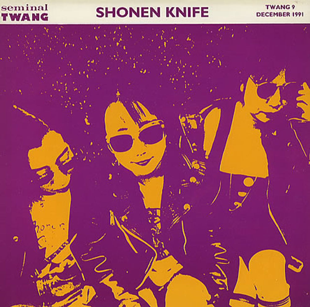 Shonen Knife Space Christmas - Black Vinyl UK 7" vinyl single (7 inch record / 45) TWANG9