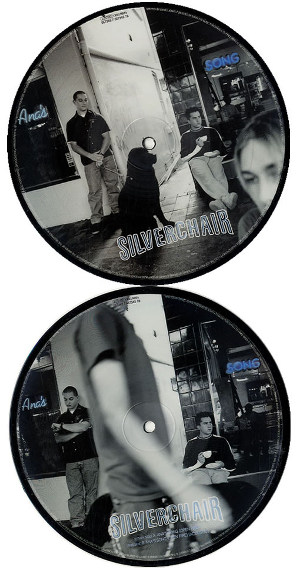 Silverchair Ana's Song (Open Fire) UK 7" vinyl picture disc (7 inch picture disc single) SLV7PAN172246