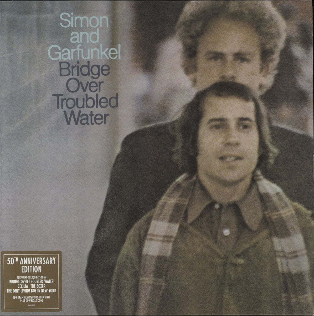 Simon & Garfunkel Bridge Over Troubled Water - 180gm Gold Vinyl UK vinyl LP album (LP record) 19439723771