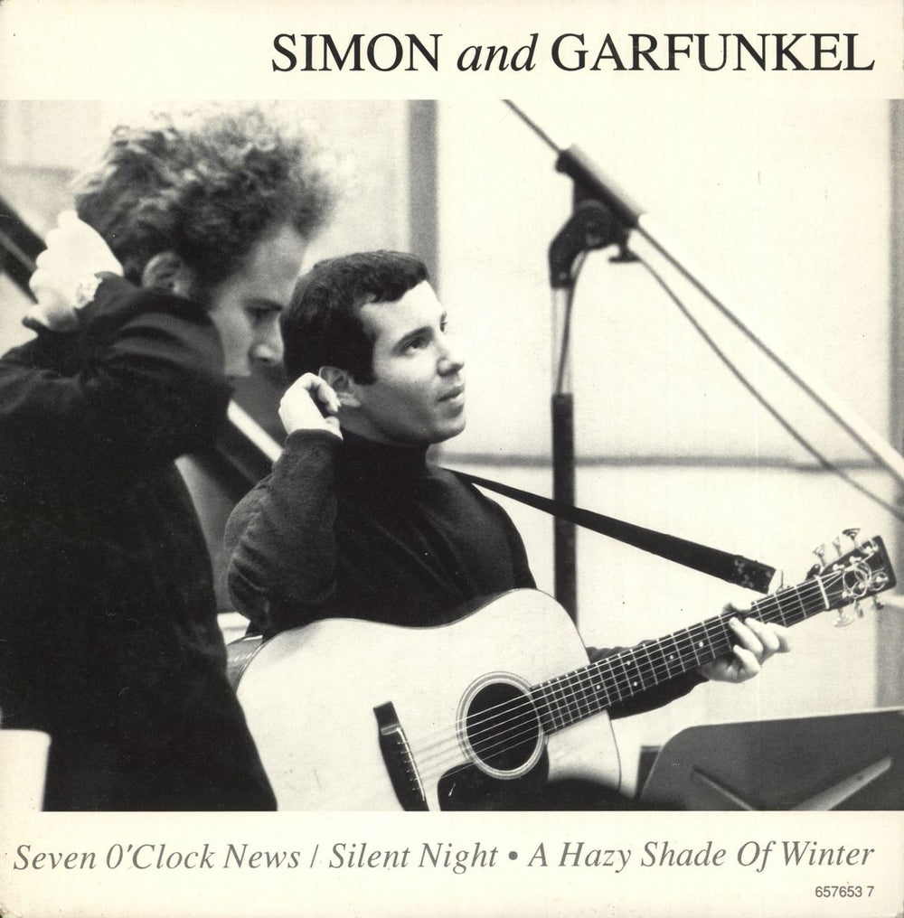 Simon & Garfunkel Seven O'Clock News / Silent Night UK 7" vinyl single (7 inch record / 45) 6576537