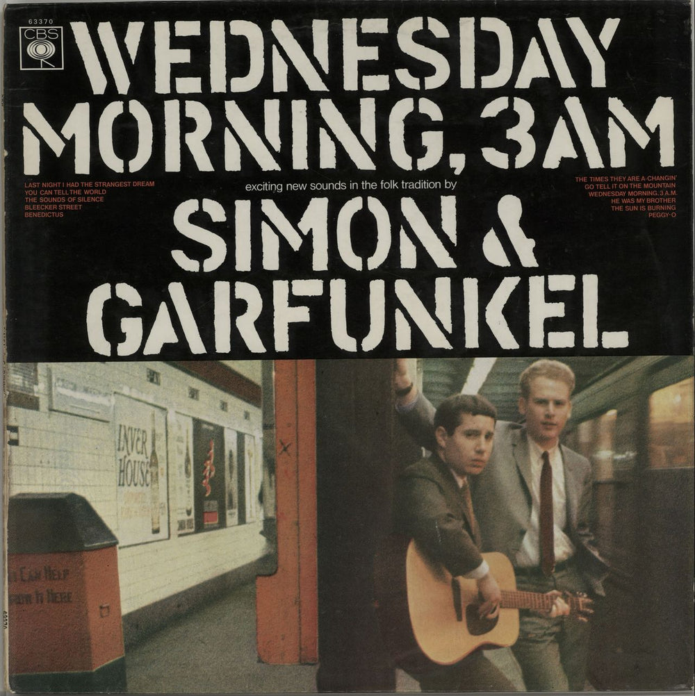 Simon & Garfunkel Wednesday Morning, 3am - 3rd UK vinyl LP album (LP record) 63370