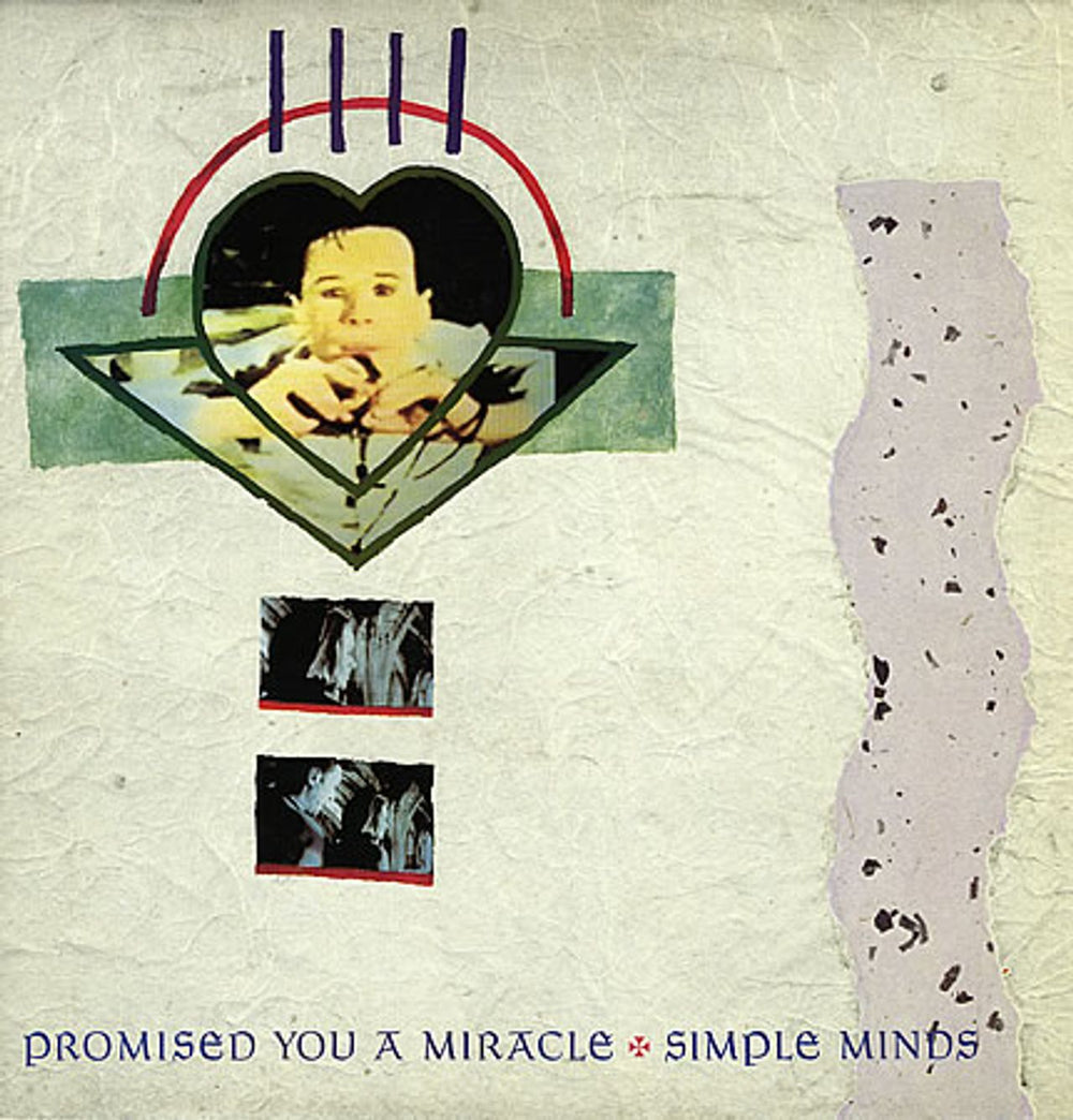 Simple Minds Promised You A Miracle UK 12" vinyl single (12 inch record / Maxi-single) VS488-12