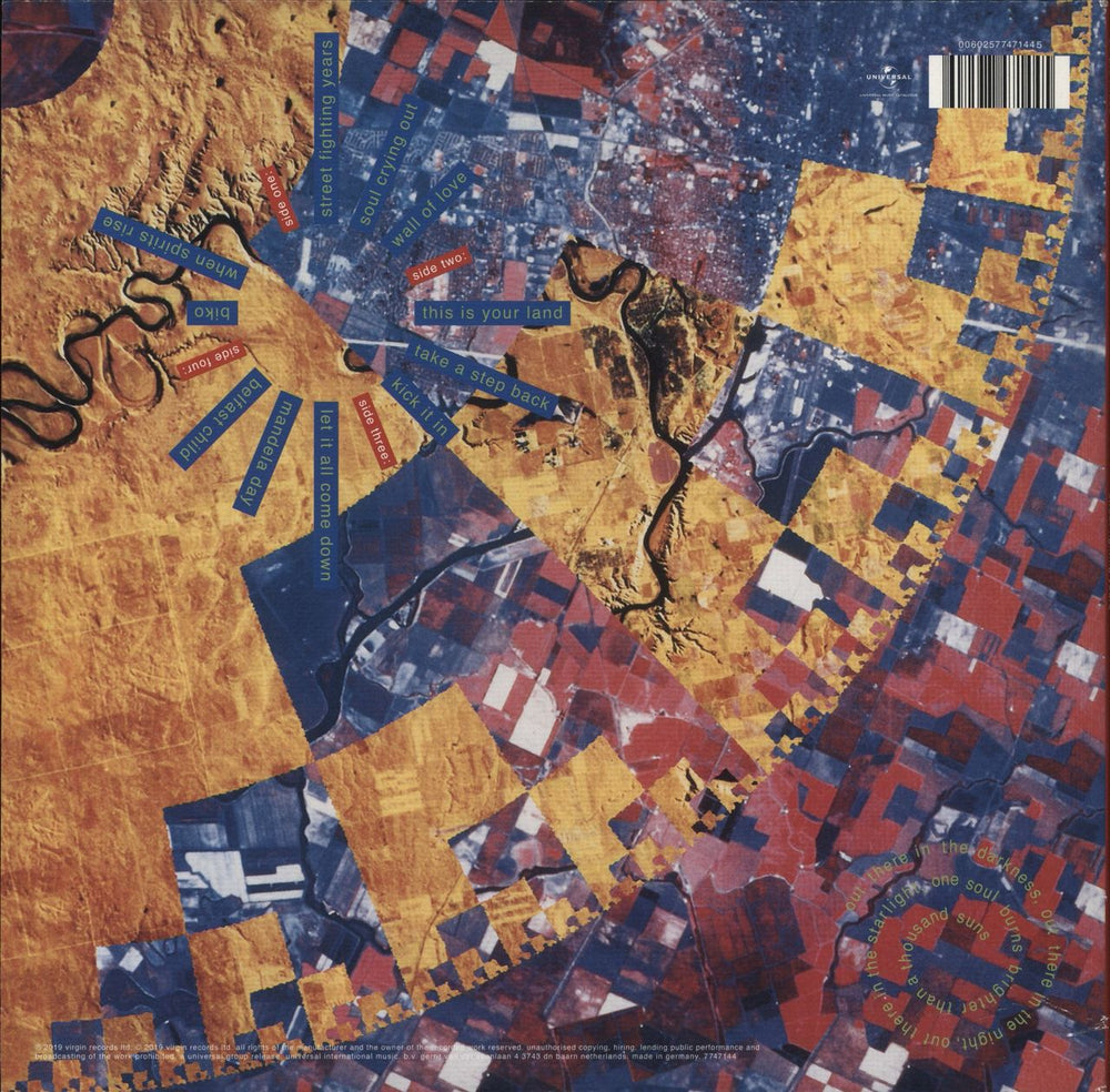 Simple Minds Street Fighting Years: Remastered UK 2-LP vinyl record set (Double LP Album) 602577471445