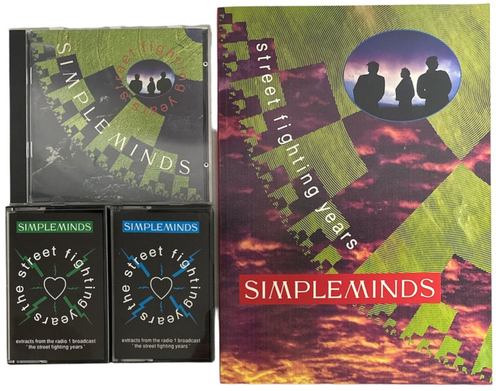 Simple Minds Street Fighting Years - VG UK CD Album Box Set SIMDXST836810