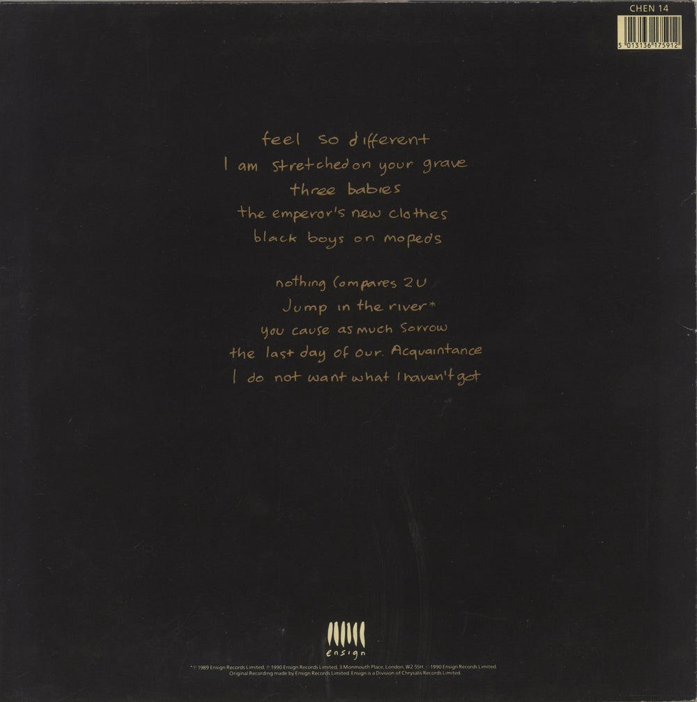 Sinead O'Connor I Do Not Want What I Haven't Got - VG UK vinyl LP album (LP record) 5013136175912