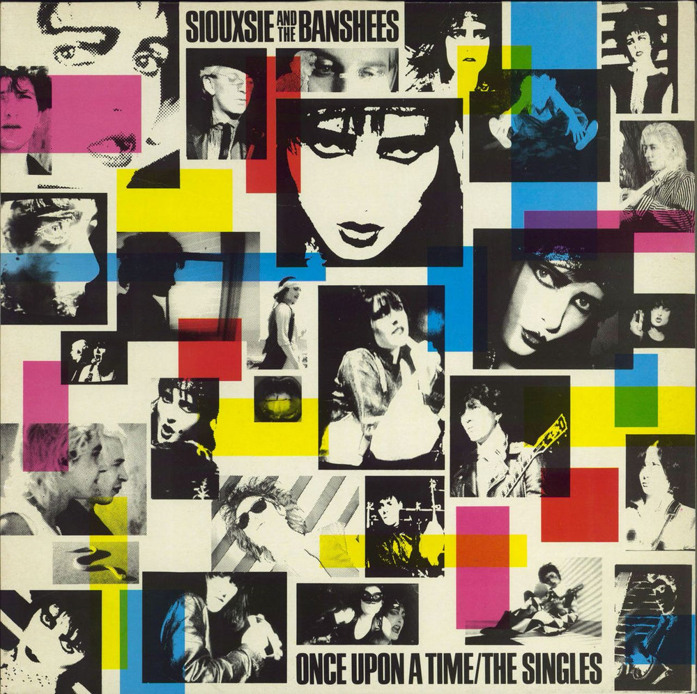 Siouxsie & The Banshees Once Upon A Time / The Singles + Insert - EX UK vinyl LP album (LP record) POLD5156