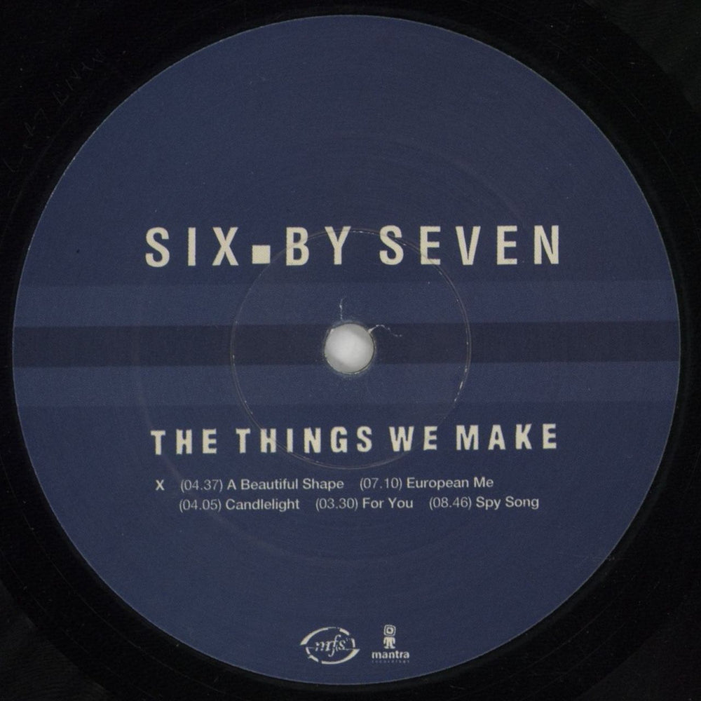 Six By Seven The Things We Make UK vinyl LP album (LP record) 6X7LPTH853036