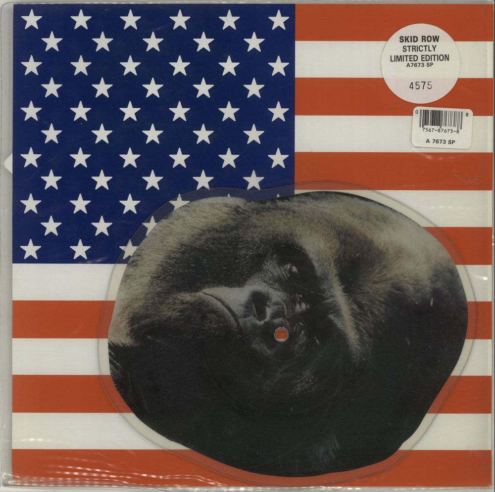 Skid Row (80s) Monkey Business + Plinth UK shaped picture disc (picture disc vinyl record) A7673SP