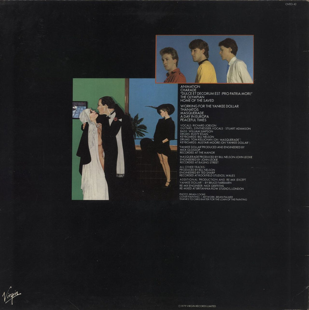 Skids Days In Europa UK vinyl LP album (LP record)