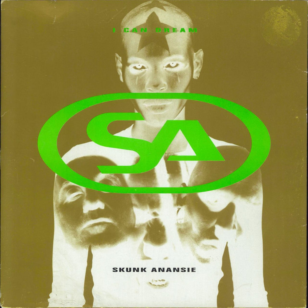 Skunk Anansie I Can Dream - Lime Green Vinyl UK 10" vinyl single (10 inch record) 121TP10