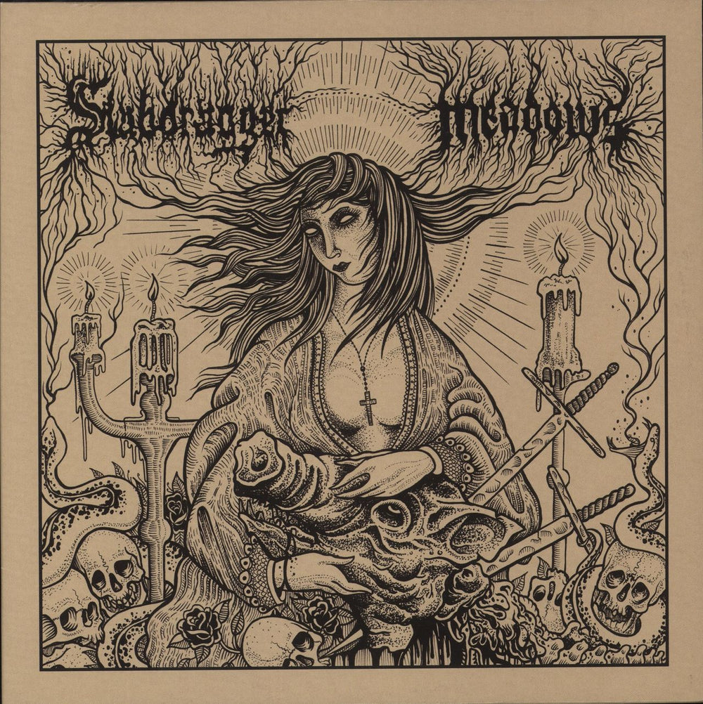 Slabdragger Slabdragger / Meadows UK 12" vinyl single (12 inch record / Maxi-single) CROM4