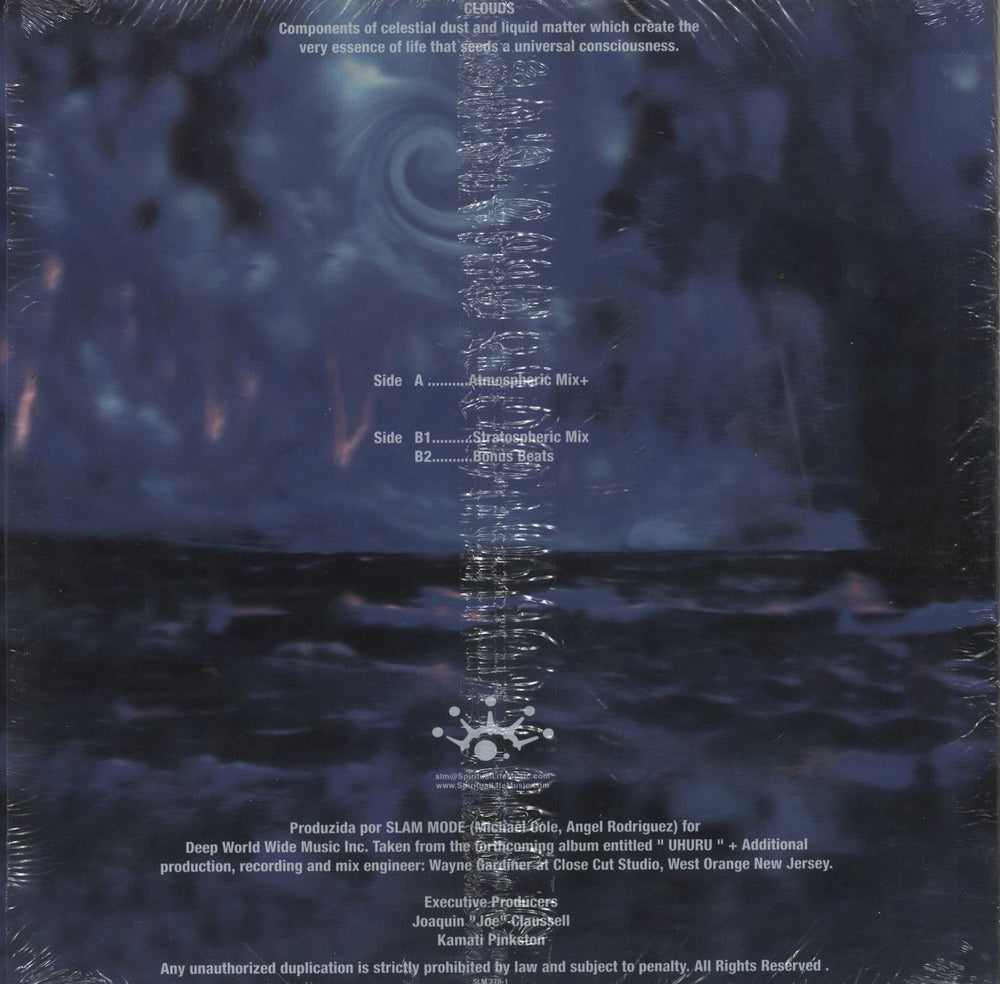 Slam Mode Clouds US 12" vinyl single (12 inch record / Maxi-single)