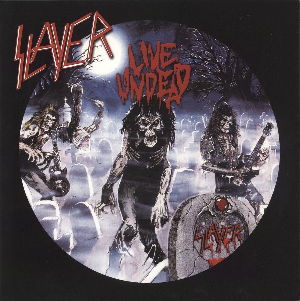 Slayer Live Undead / Haunting The... UK vinyl LP album (LP record) BOBV153LP