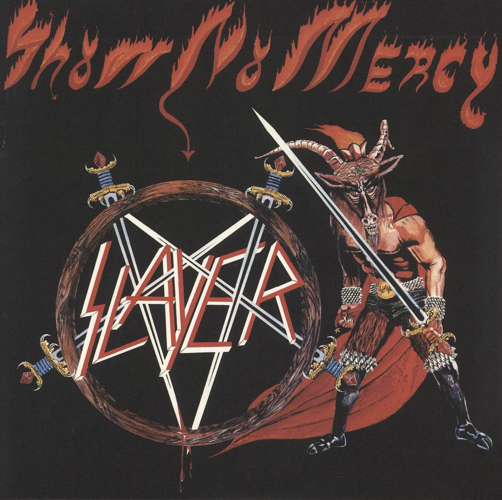 Slayer Show No Mercy - 180gm + Poster UK vinyl LP album (LP record) 3984-14032-1