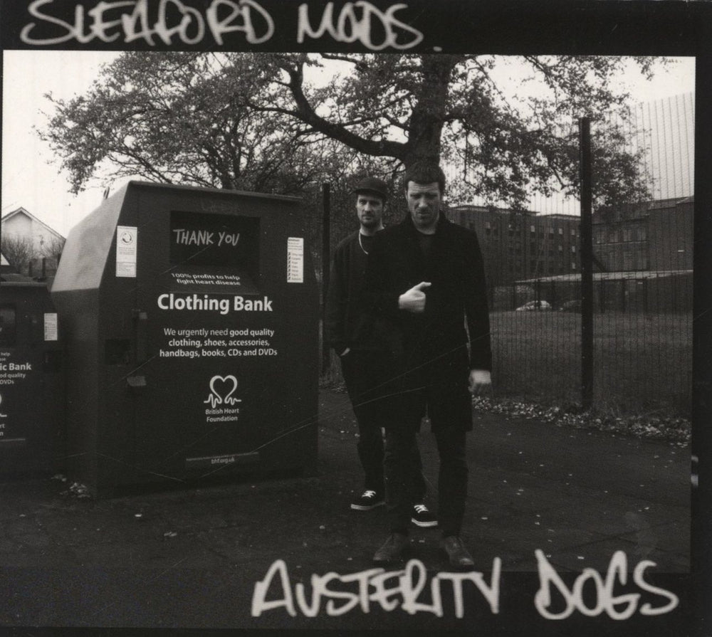 Sleaford Mods Austerity Dogs UK CD album (CDLP) HARBINGER106