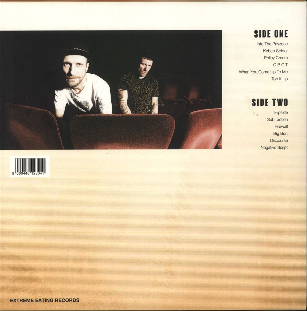 Sleaford Mods Eton Alive - Blue Vinyl - Autographed UK vinyl LP album (LP record) 5060446123041