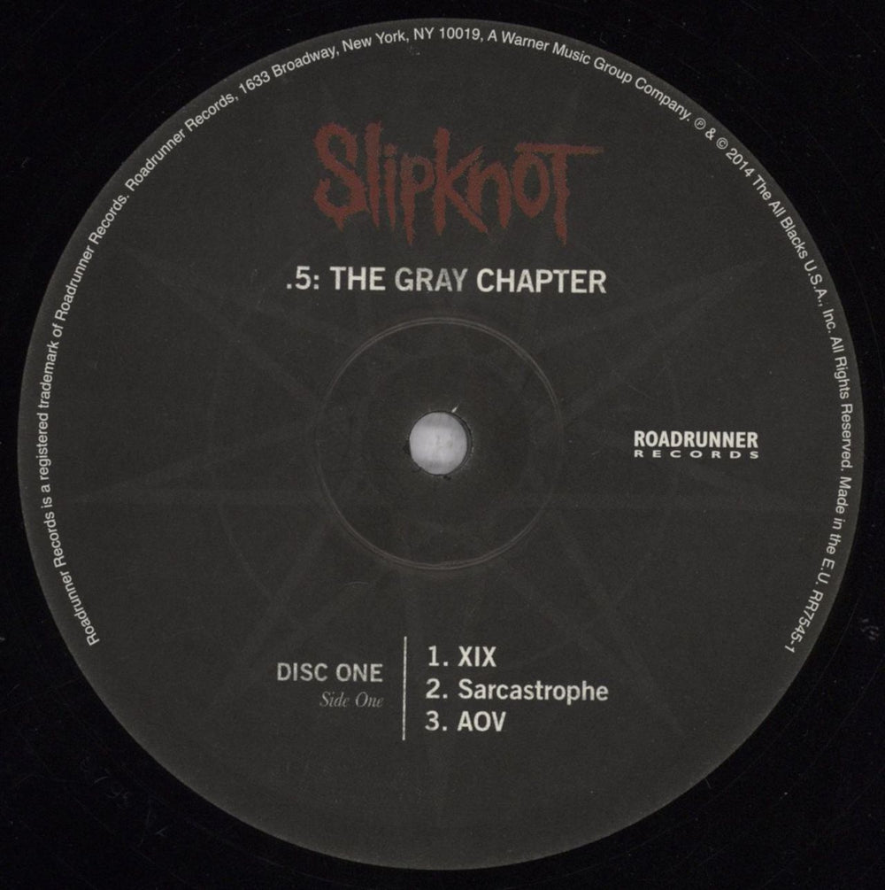 Slipknot .5: The Gray Chapter - 180gm - EX UK 2-LP vinyl record set (Double LP Album) PKT2LTH843936