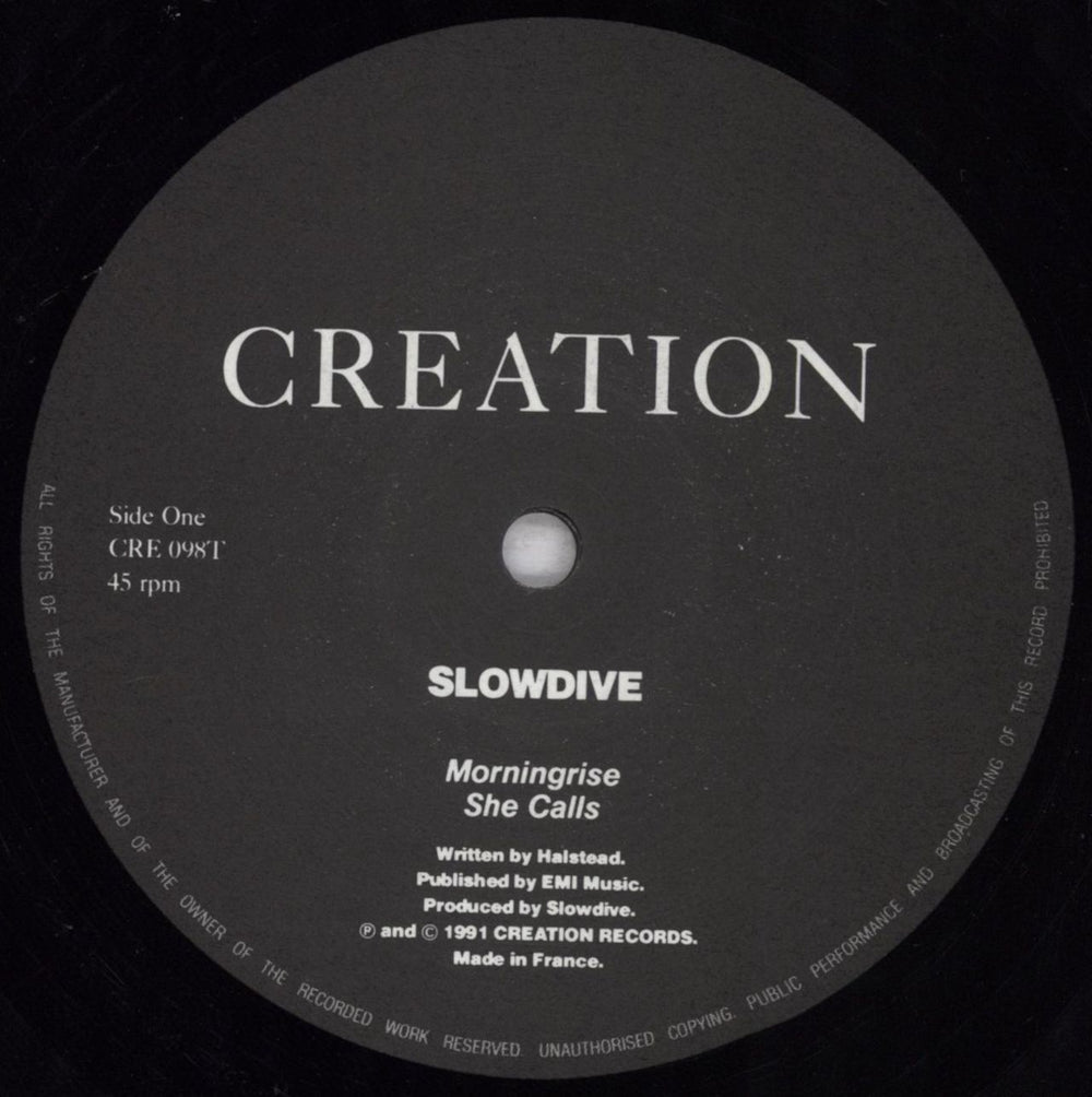 Slowdive Morningrise UK 12" vinyl single (12 inch record / Maxi-single) SLO12MO841471