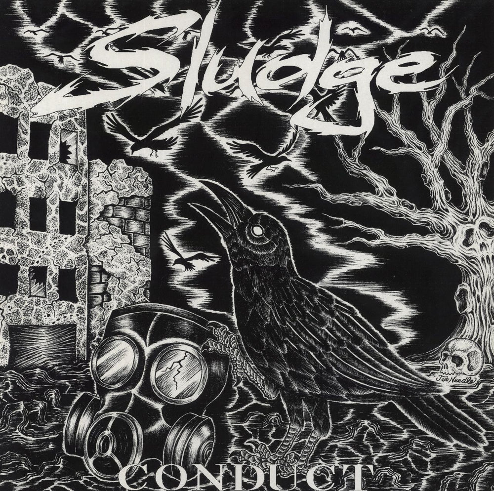 Sludge Conduct Japanese vinyl LP album (LP record) CRUSTWAR-050