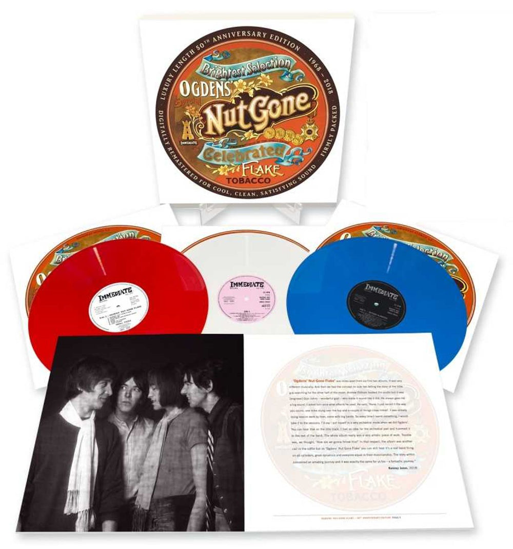 Small Faces Ogdens' Nut Gone Flake: 50th Anniversary - Coloured Vinyl - Sealed UK Vinyl Box Set SMFVXOG706603