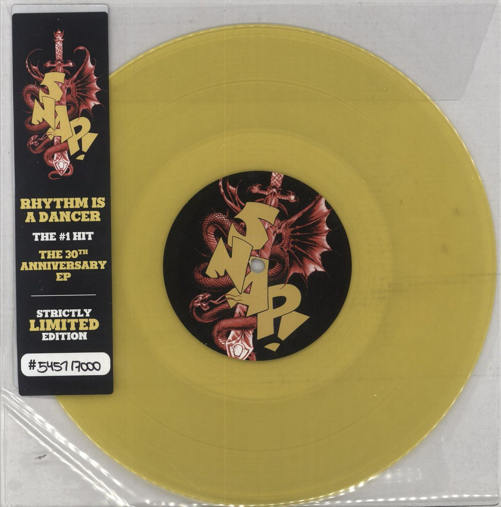 Snap! Rhythm is a Dancer - 30th anniversary EP German 10" vinyl single (10 inch record) 538787111