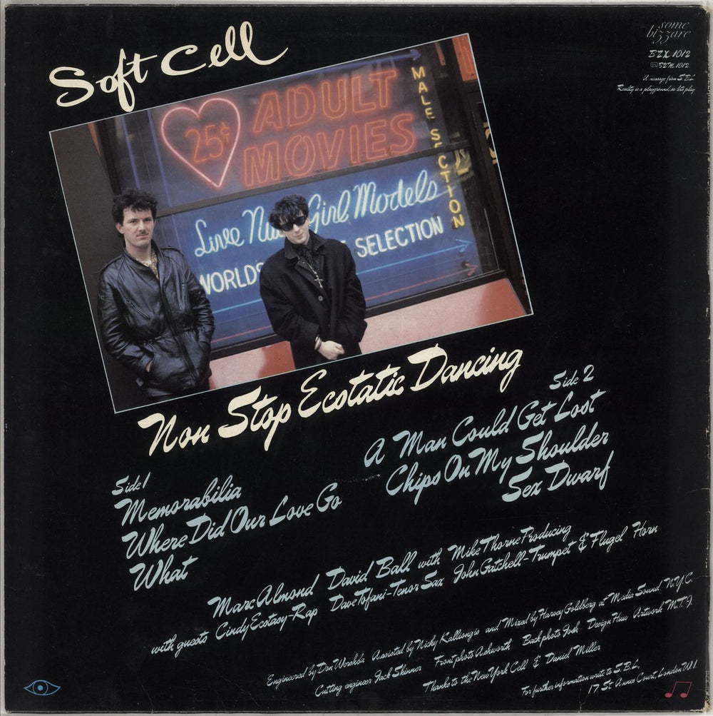 Soft Cell Non Stop Ecstatic Dancing UK vinyl LP album (LP record)