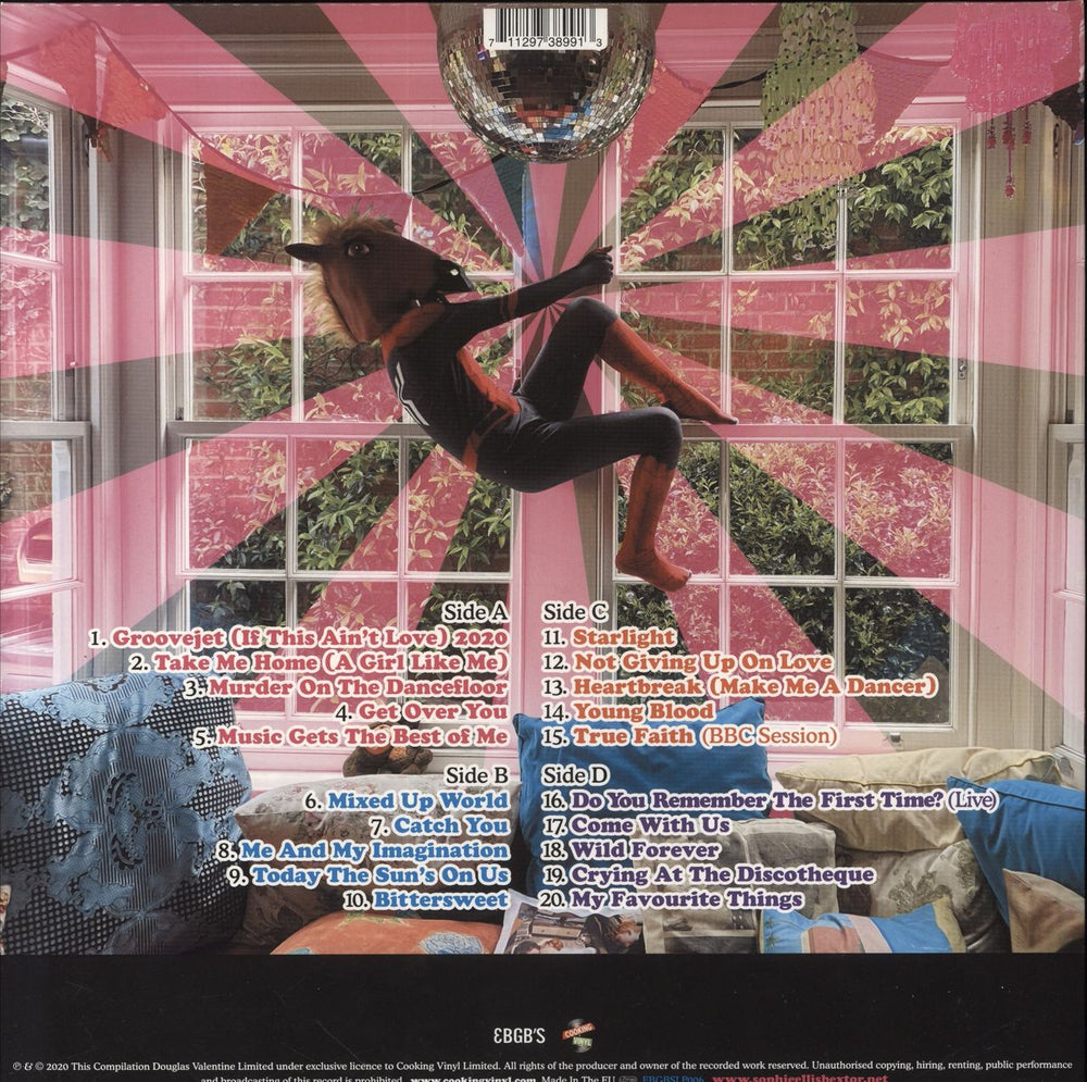 Sophie Ellis Bextor Songs From The Kitchen Disco - Blue vinyl UK 2-LP vinyl record set (Double LP Album) 711297389913