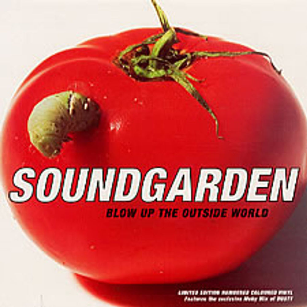 Soundgarden Blow Up The Outside World - Green Vinyl UK 7" vinyl single (7 inch record / 45) 581986-7