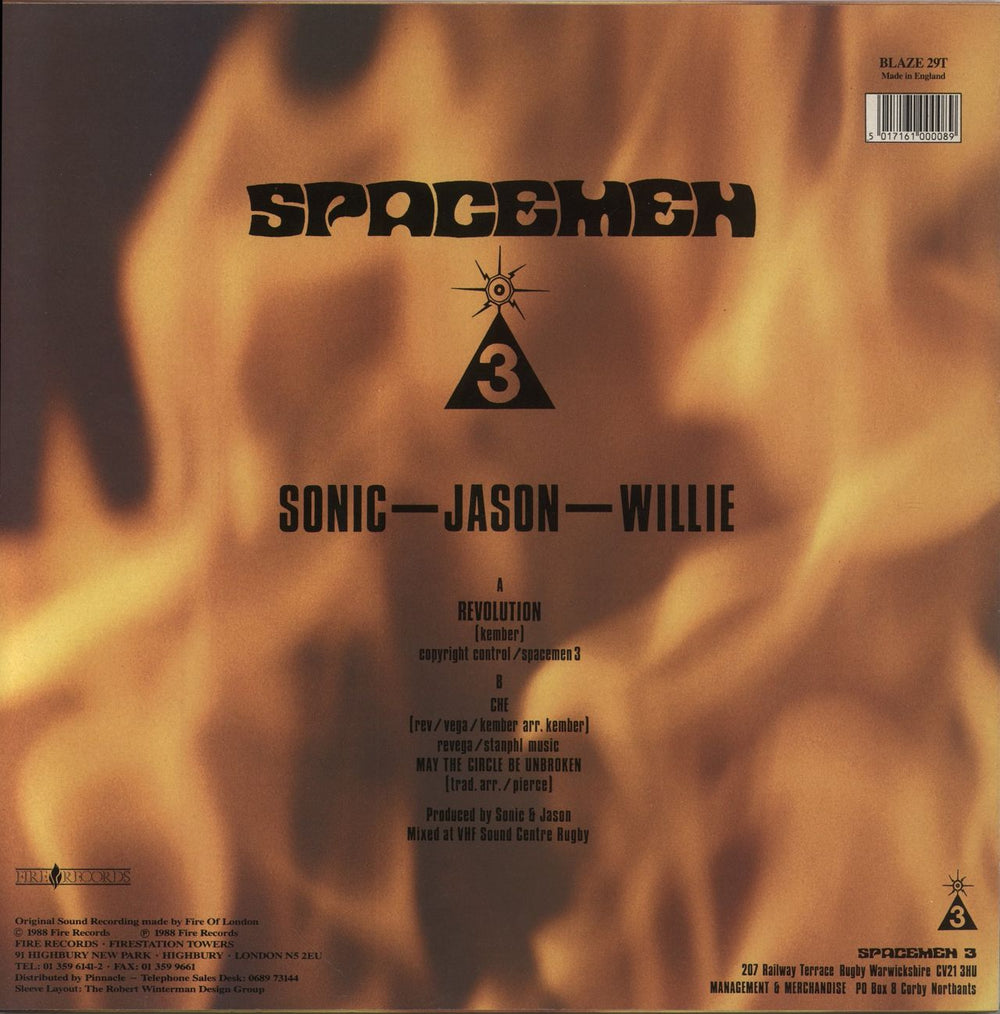 Spacemen 3 Revolution UK 12" vinyl single (12 inch record / Maxi-single) 5017161000089