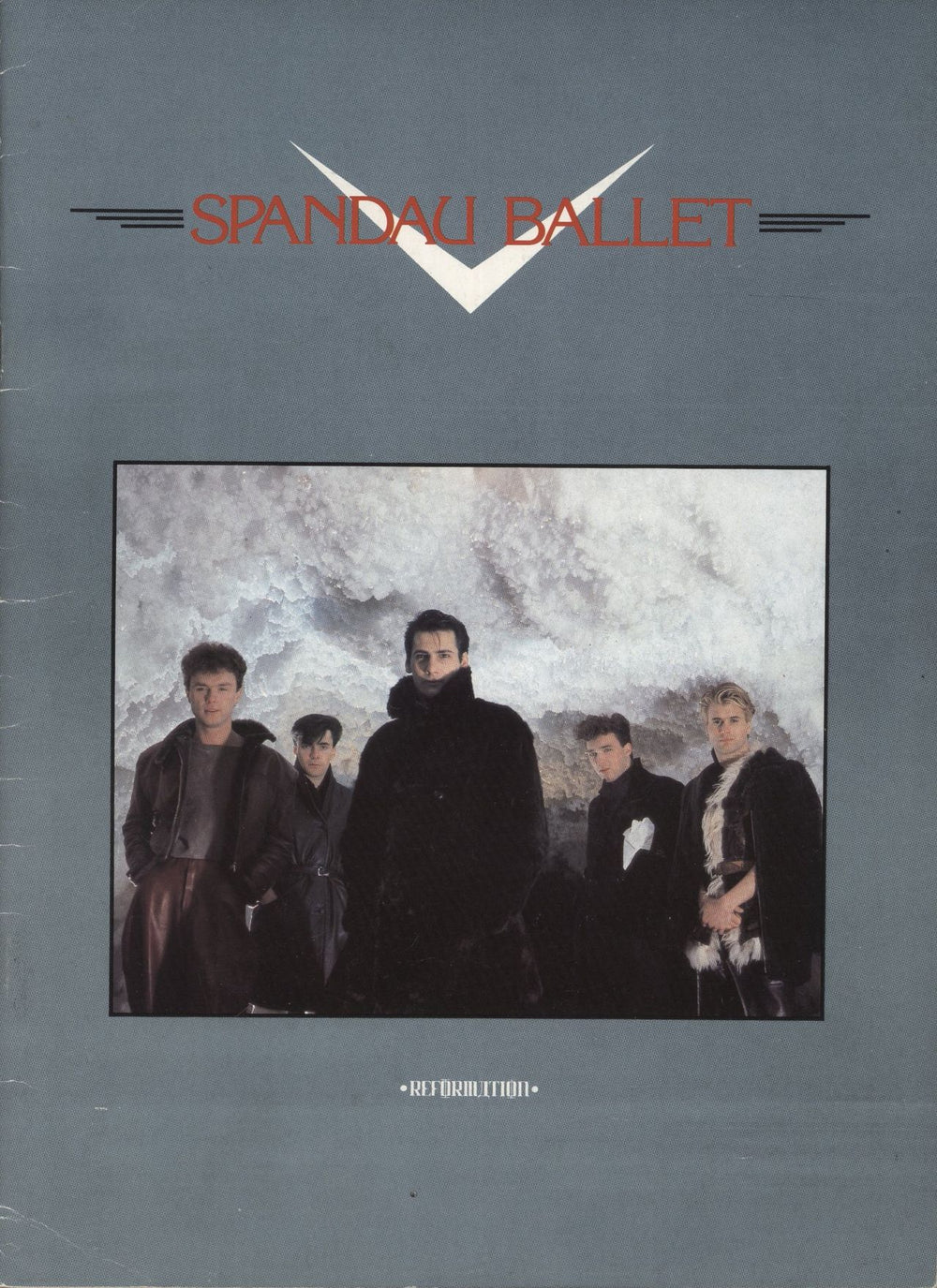 Spandau Ballet Reformation UK tour programme TOUR PROGRAMME