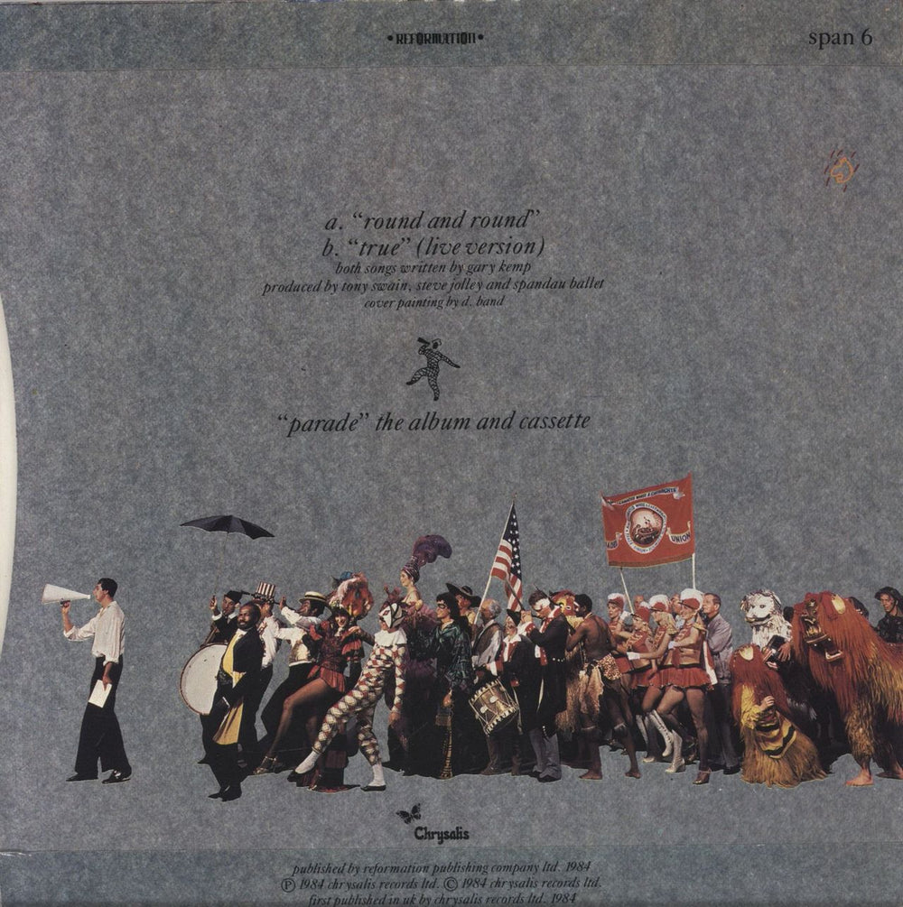 Spandau Ballet Round And Round UK 7" vinyl single (7 inch record / 45)