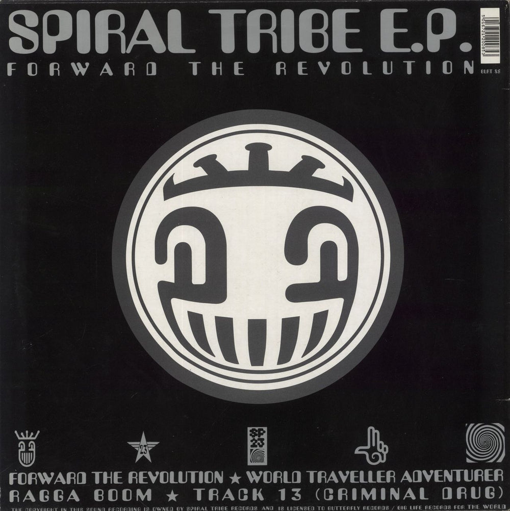 Spiral Tribe Spiral Tribe E.P. - Forward The Revolution - EX UK 12" vinyl single (12 inch record / Maxi-single) 5016721200853