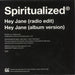Spiritualized Hey Jane UK Promo CD single (CD5 / 5") DS053CDP